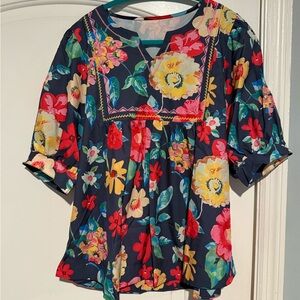 Floral Women's Top - Multicolor